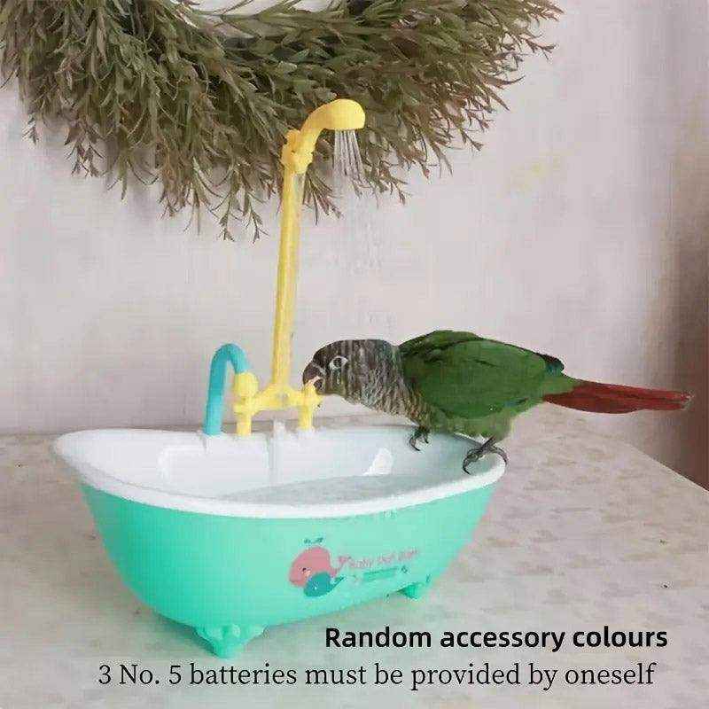 Automatic Bird Cage Bathtub Eco-Friendly Pet Bird Bath with Circulating Water - Image 7