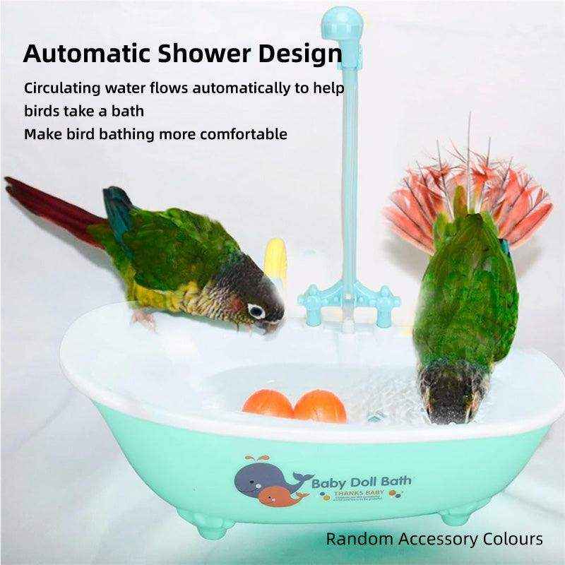 Automatic Bird Cage Bathtub Eco-Friendly Pet Bird Bath with Circulating Water - Image 8