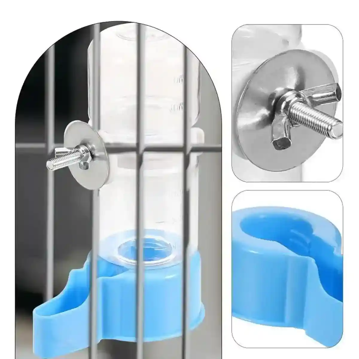 Automatic Bird Water Feeder Convenient Cage Attachment & Easy Refill - Image 13