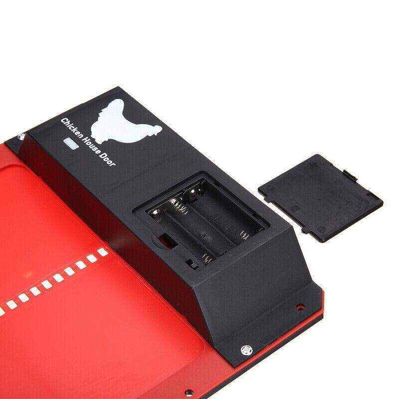 Reliable Automatic Chicken Coop Door with Light Sensor 35x24xcm - Image 7