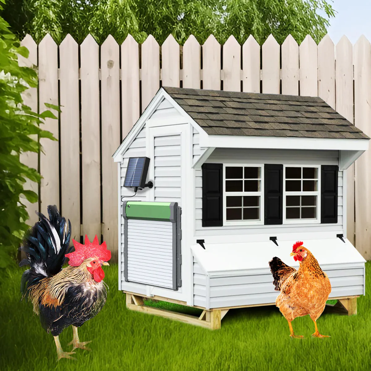 Automatic Chicken Coop Door Solar Powered Smart Chicken Door - Image 14