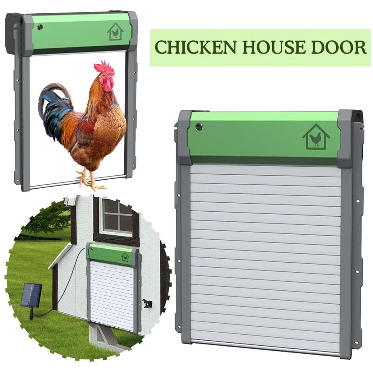 Automatic Chicken Coop Door Solar Powered Smart Chicken Door - Image 15