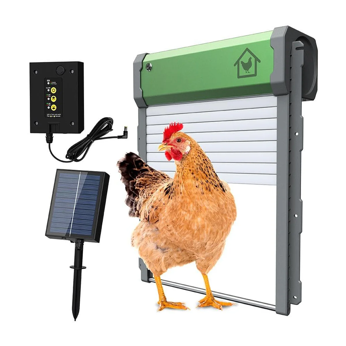 Automatic Chicken Coop Door Solar Powered Smart Chicken Door - Image 3
