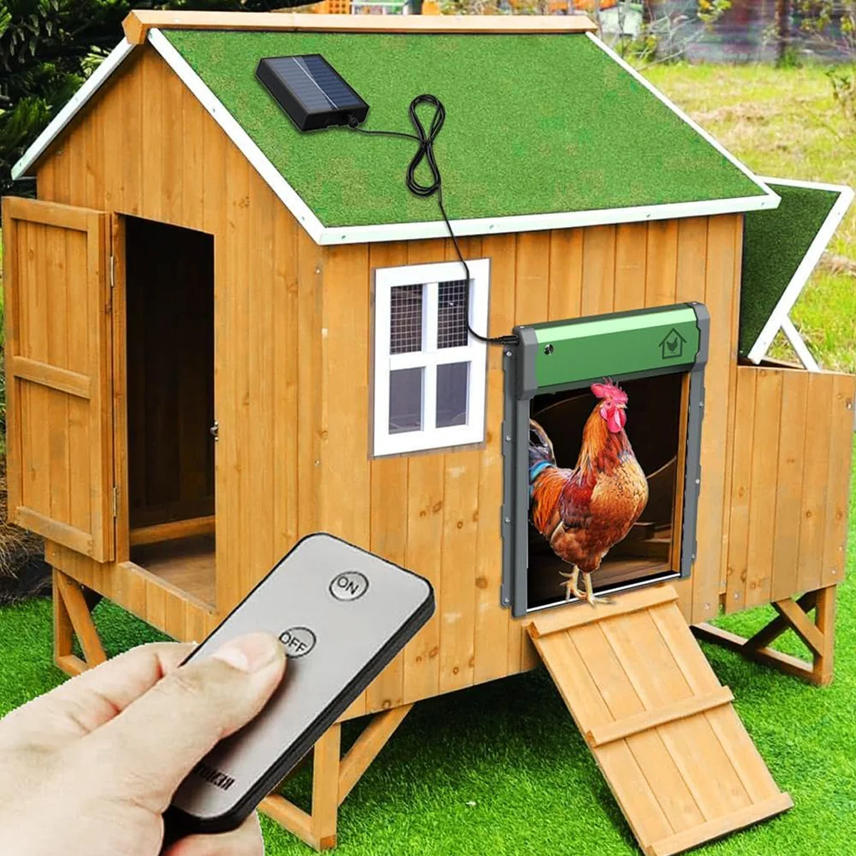Automatic Chicken Coop Door Solar Powered Smart Chicken Door - Image 8