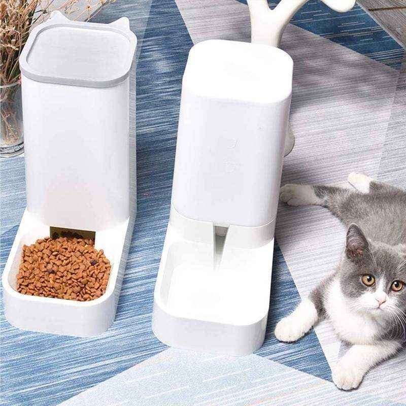 Automatic Pet Dog Cat Food Water Dispenser Feeder Self Feeding Bowl Bottle - Image 10