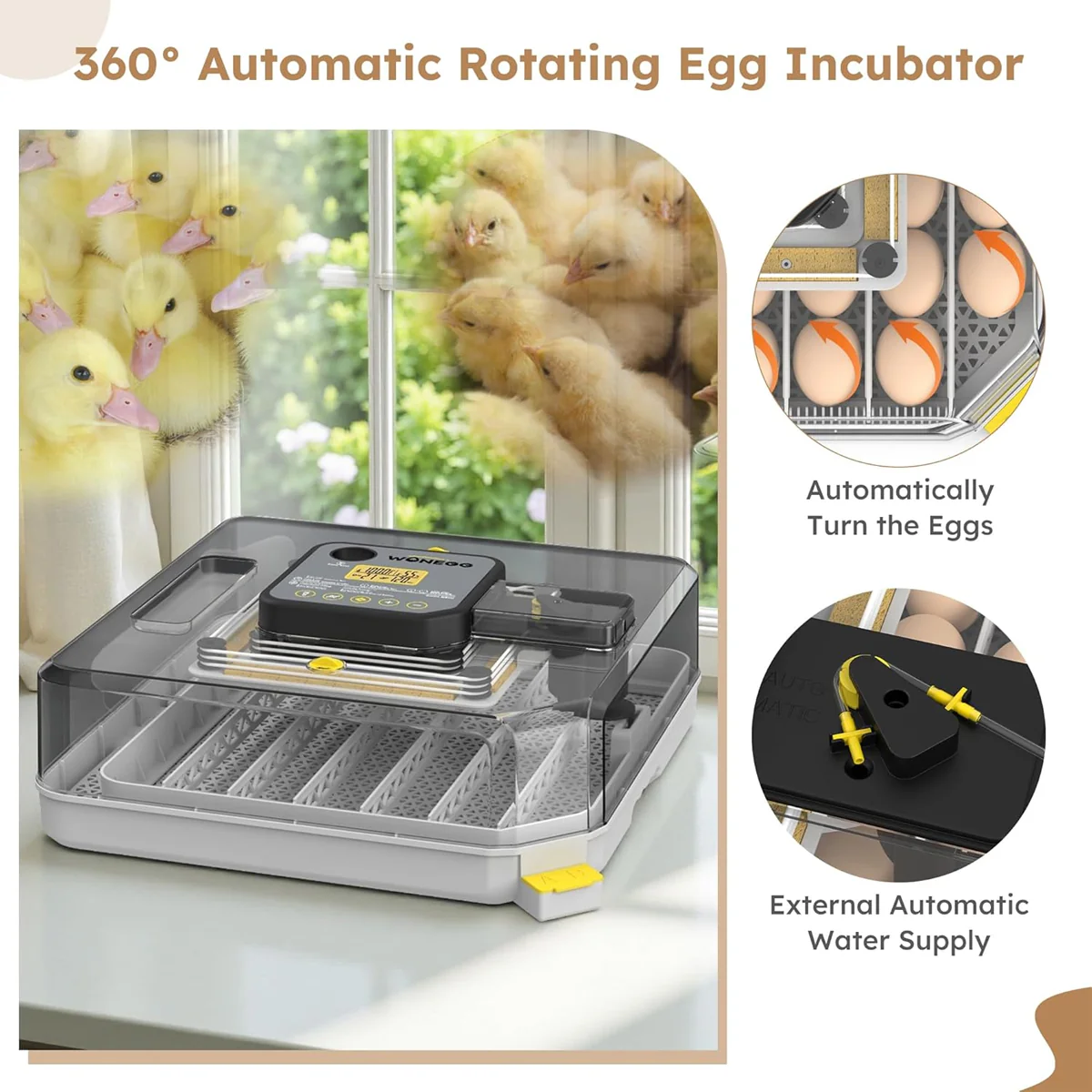 Automatic Egg Incubator 48 Eggs - Image 3