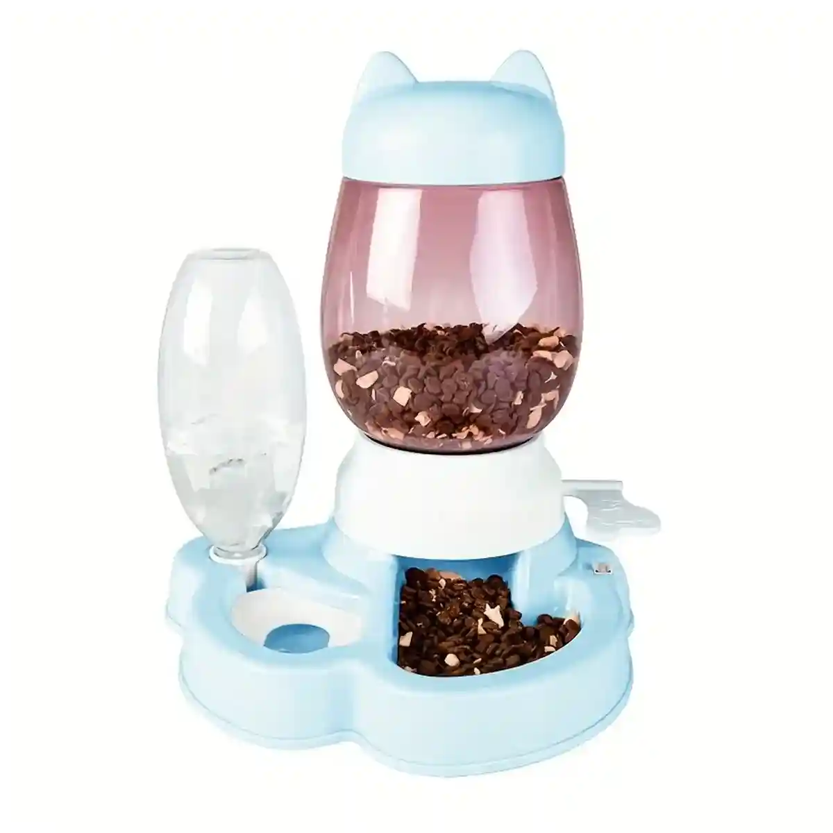 Automatic Pet Food Dispenser with Water Bottle 2.2L Feeder for Cats & Dogs - Image 12