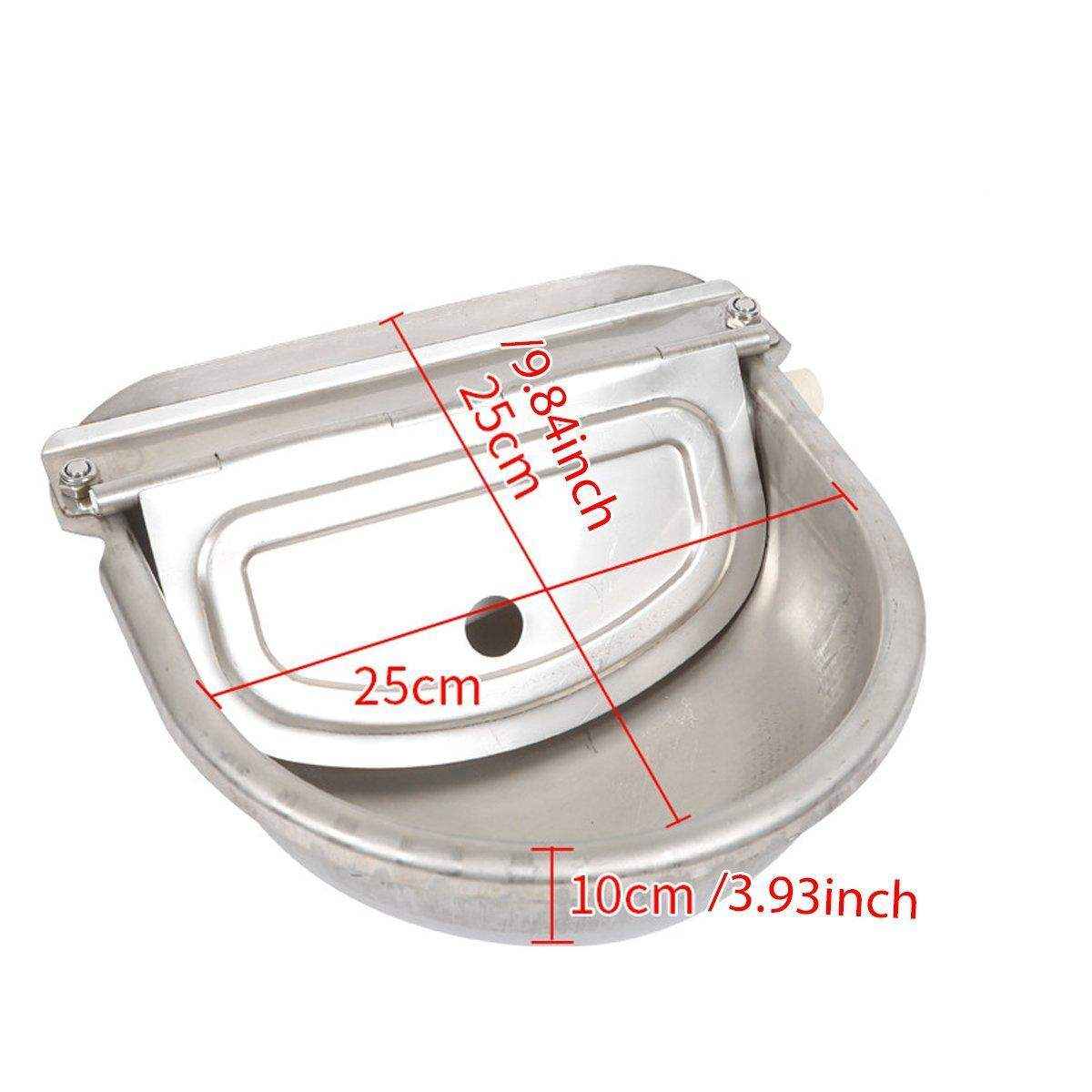 Automatic Stainless Steel Water Bowl 4L Auto Fill Drinking Trough for animals - Image 3