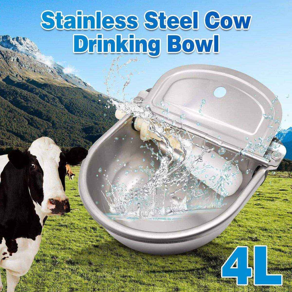 Automatic Stainless Steel Water Bowl 4L Auto Fill Drinking Trough for animals - Image 7