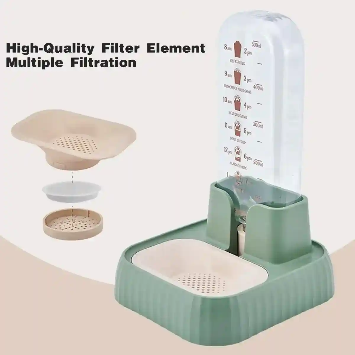 Automatic Pet Water Dispenser for Cats and Dogs with Siphon Refill System - Image 4
