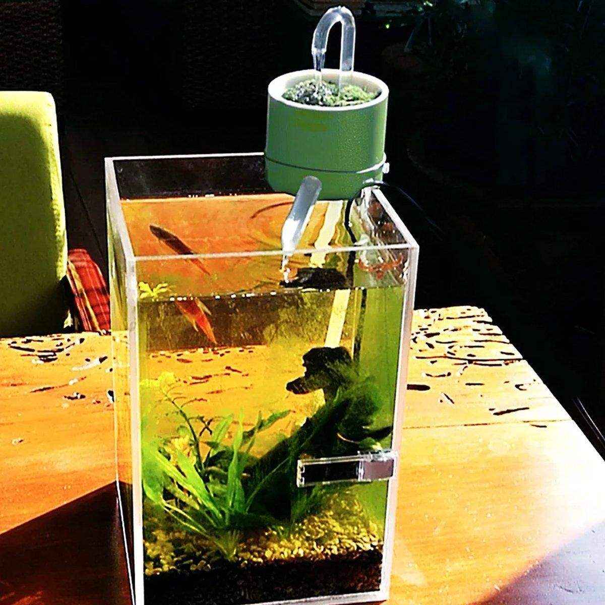 Bamboo Tube RackType Fish Tank Filter External 3in1 Water Filter Aquarium Filter - Image 5