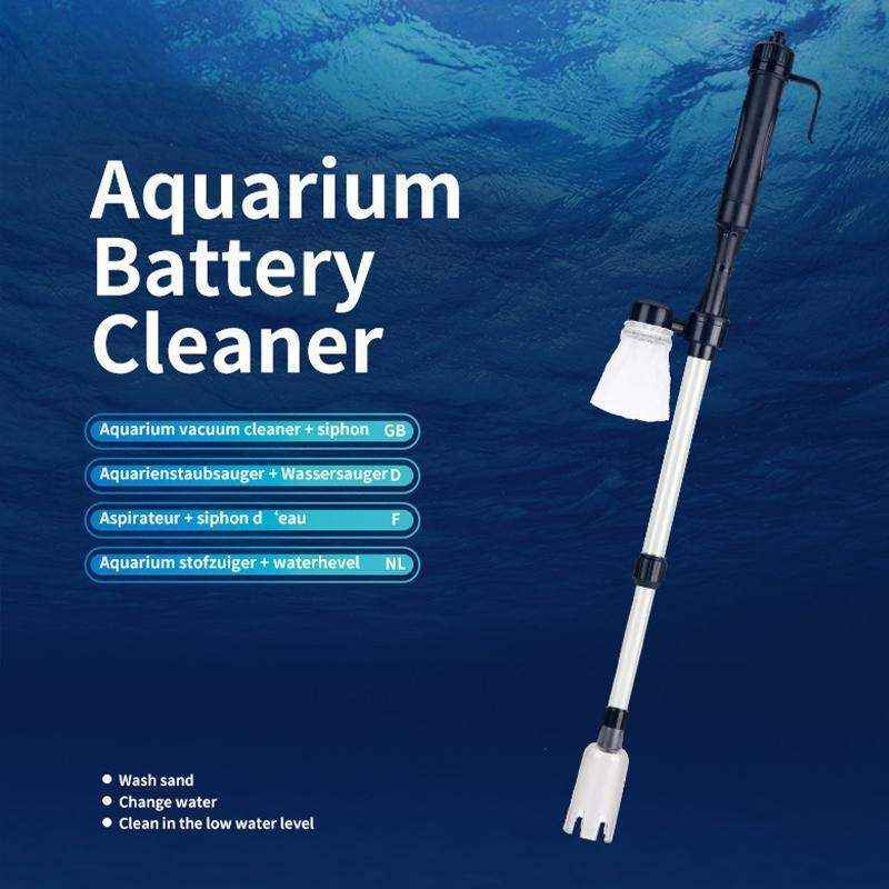 Battery-Powered Aquarium Gravel Cleaner Efficient Fish Tank Gravel Vacuum Syphon - Image 4