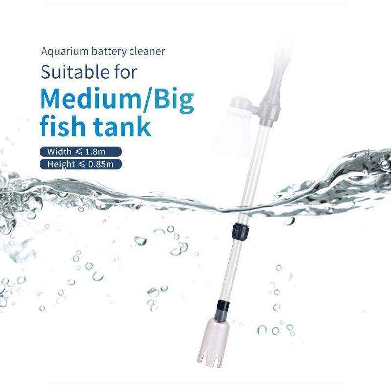 Battery-Powered Aquarium Gravel Cleaner Efficient Fish Tank Gravel Vacuum Syphon - Image 5