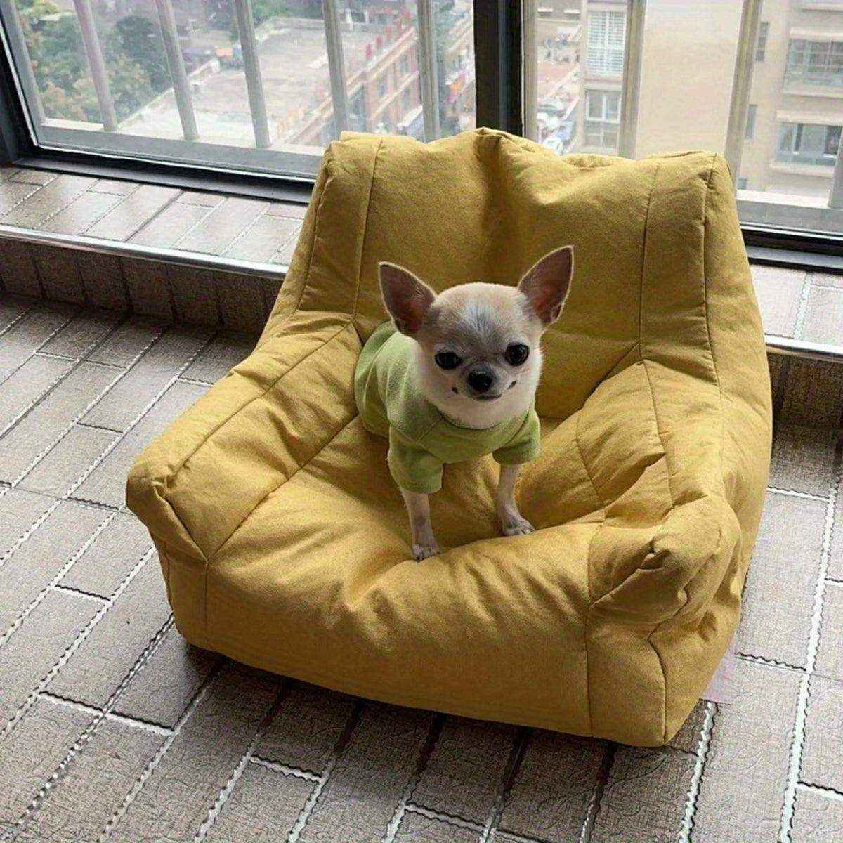 Bear-Shaped Lounge Chair for Pets Cozy and Decorative Pet Sofa - Image 11