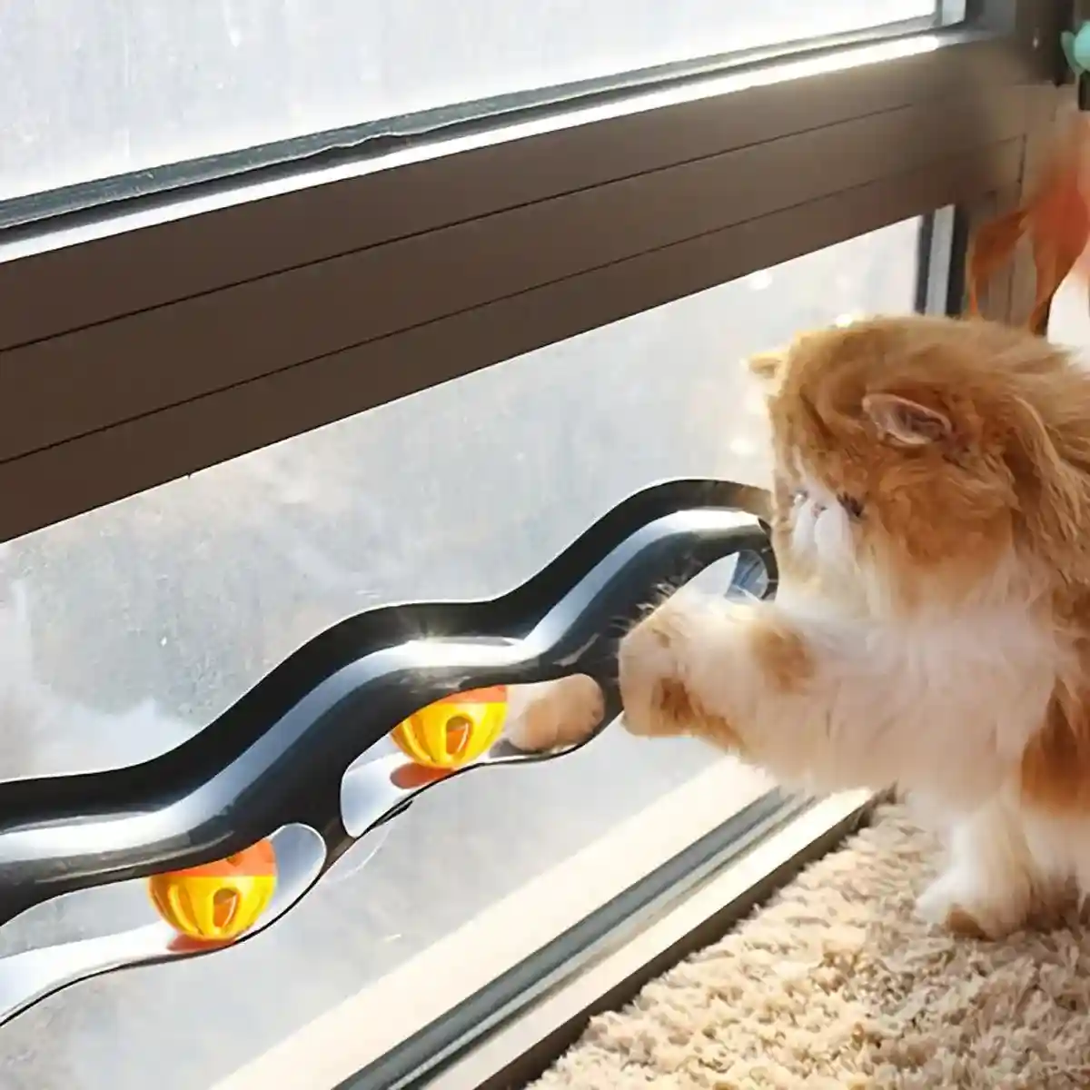 Bell Track Cat Toy with Rolling Ball and Bell Interactive Pet Toy - Image 11