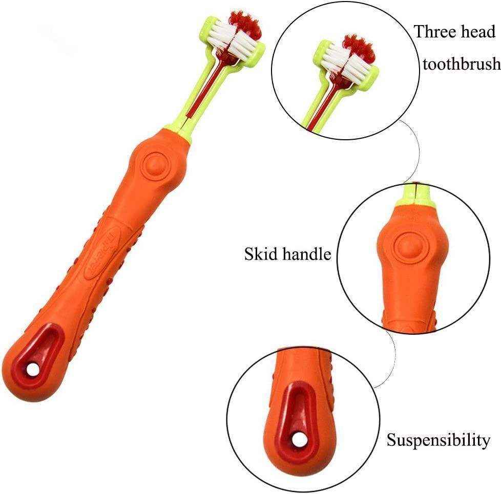 3-Sided Pet Toothbrush 5 Colours - Image 12