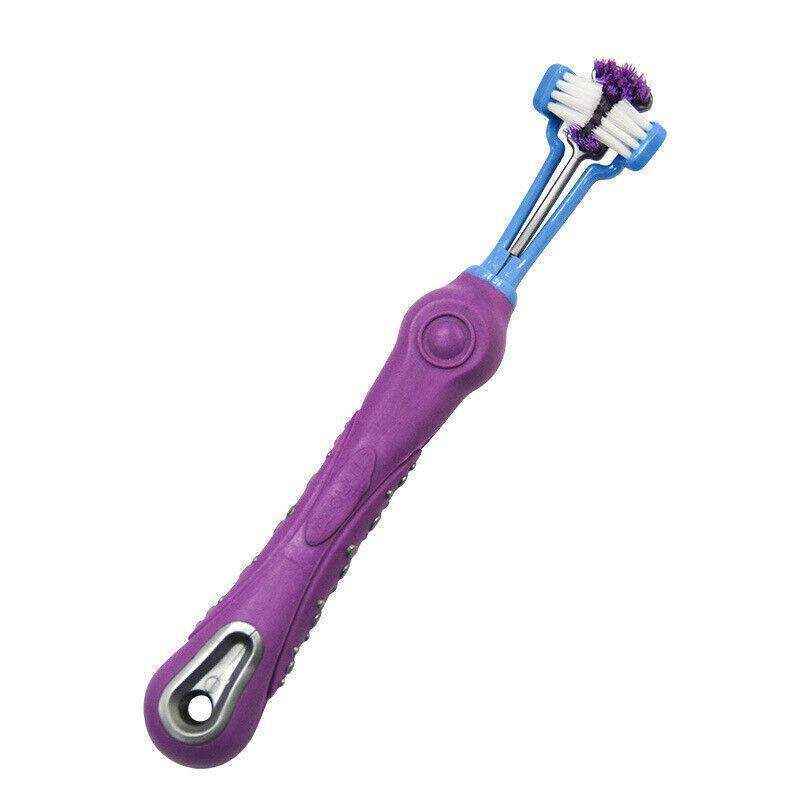 3-Sided Pet Toothbrush 5 Colours - Image 3