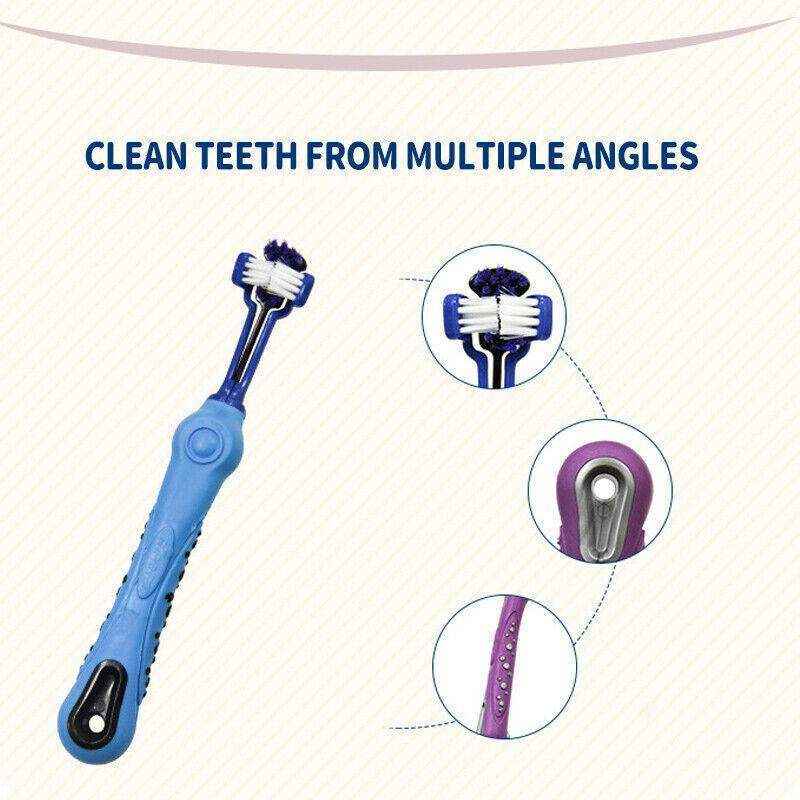 3-Sided Pet Toothbrush 5 Colours - Image 7