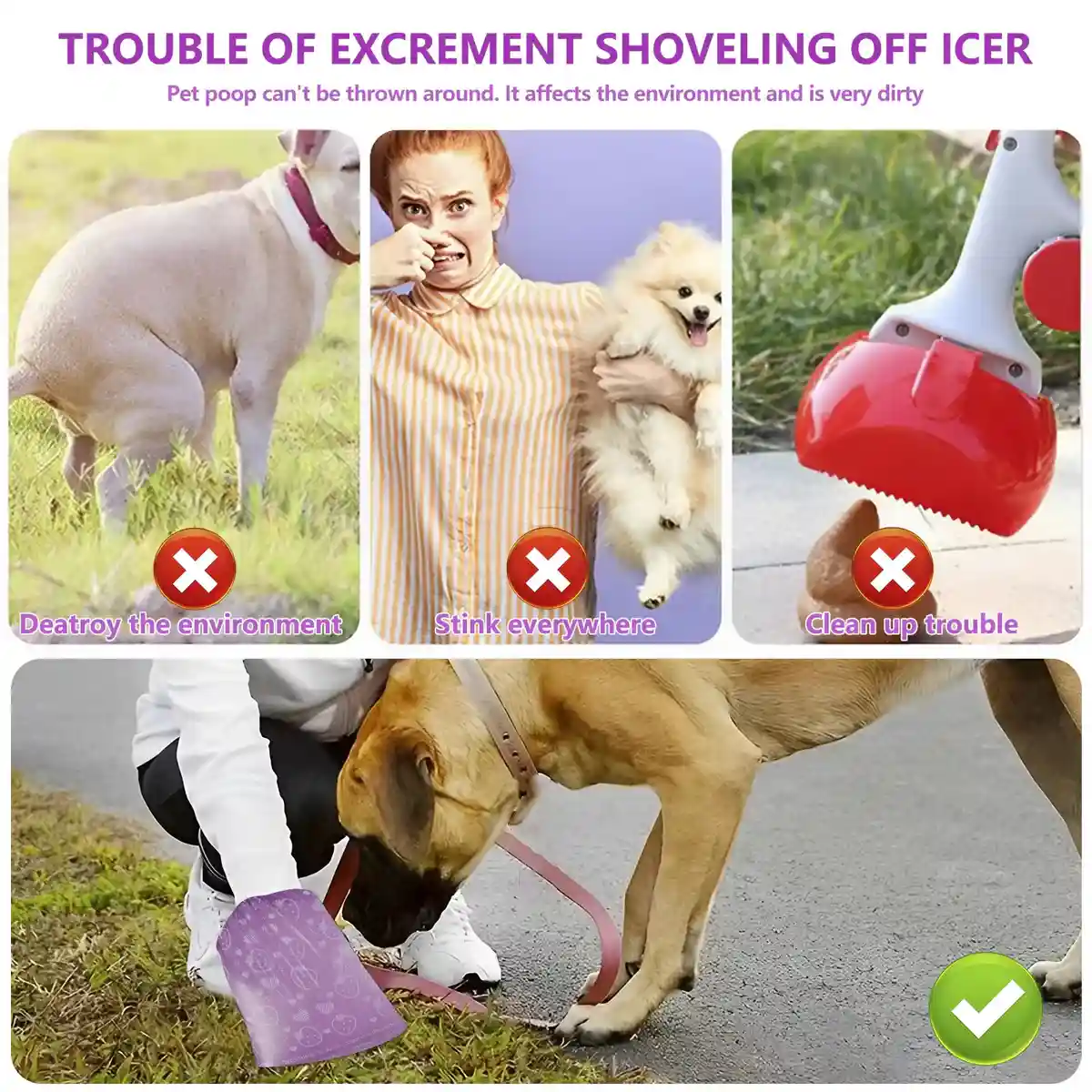 Leak-Proof & Eco-Friendly Biodegradable Pet Poop Bags 8 Rolls - Image 14