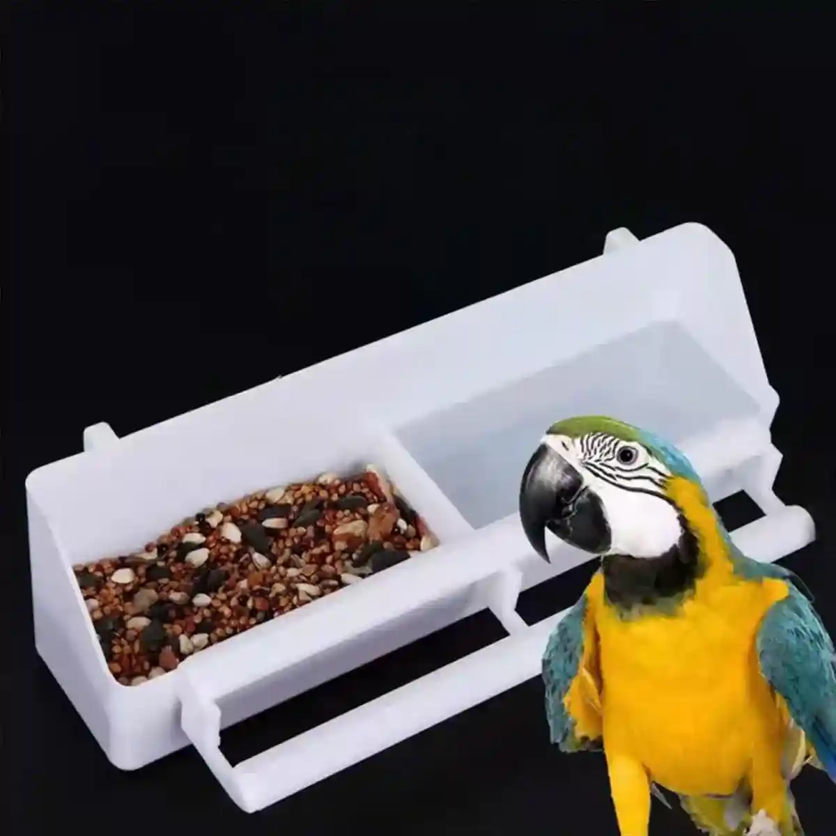 Large Hanging Bird Feeder And Water Bowl Set For Small Birds - Image 15