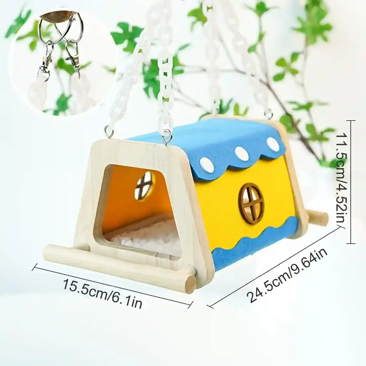 Bird Felt House Parrot Nest Cage Bed - Image 5
