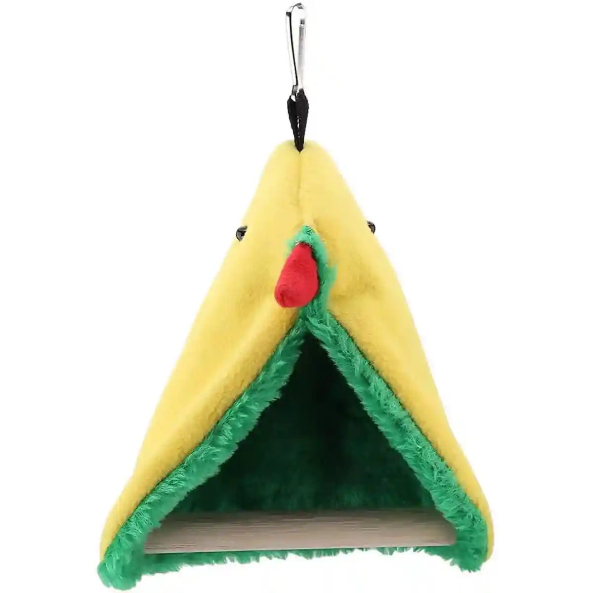 Warm Fleece Bird Hammock Nest With Hanging Hooks For Small Birds - Image 12