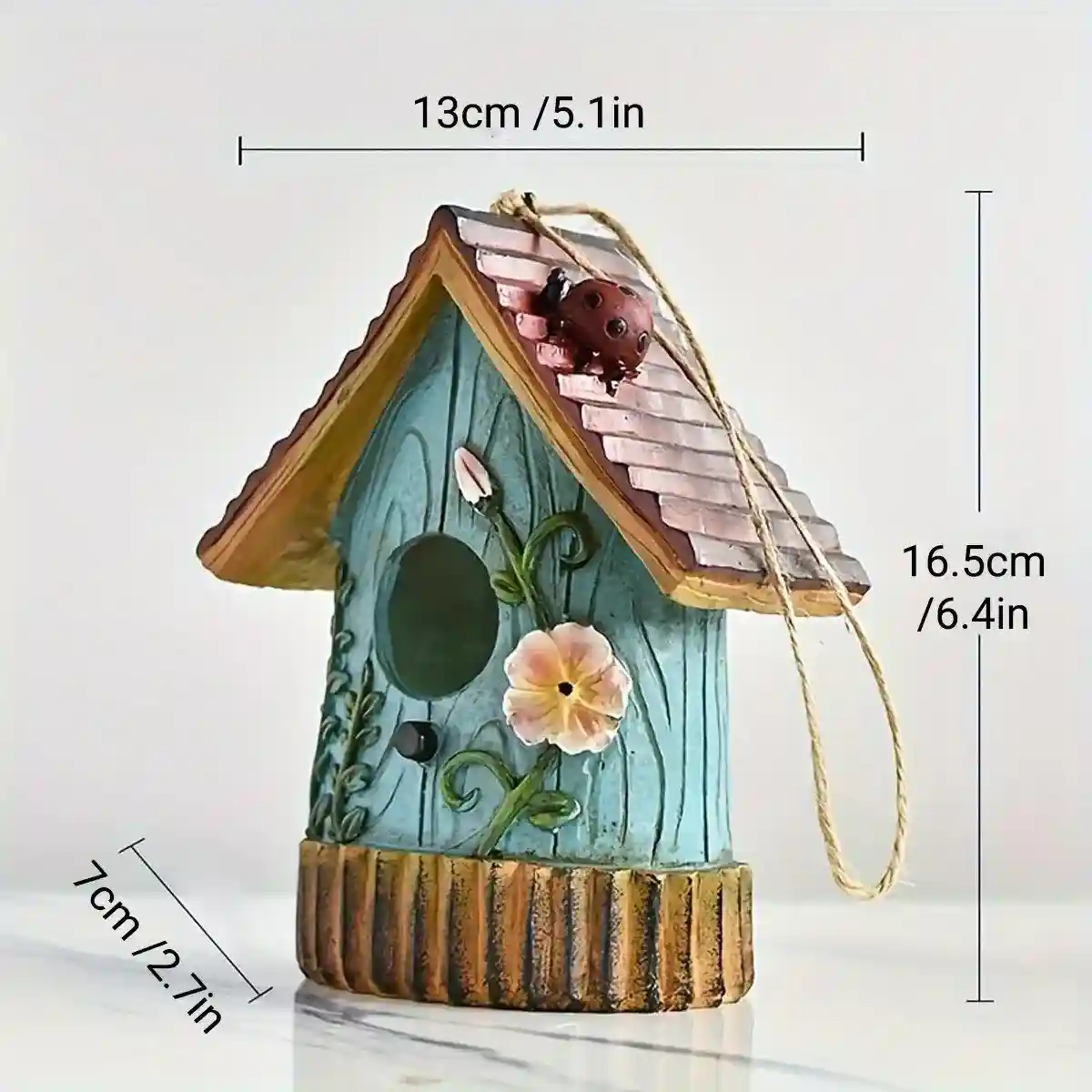 Bird House Resin Crafts Ornaments - Image 13