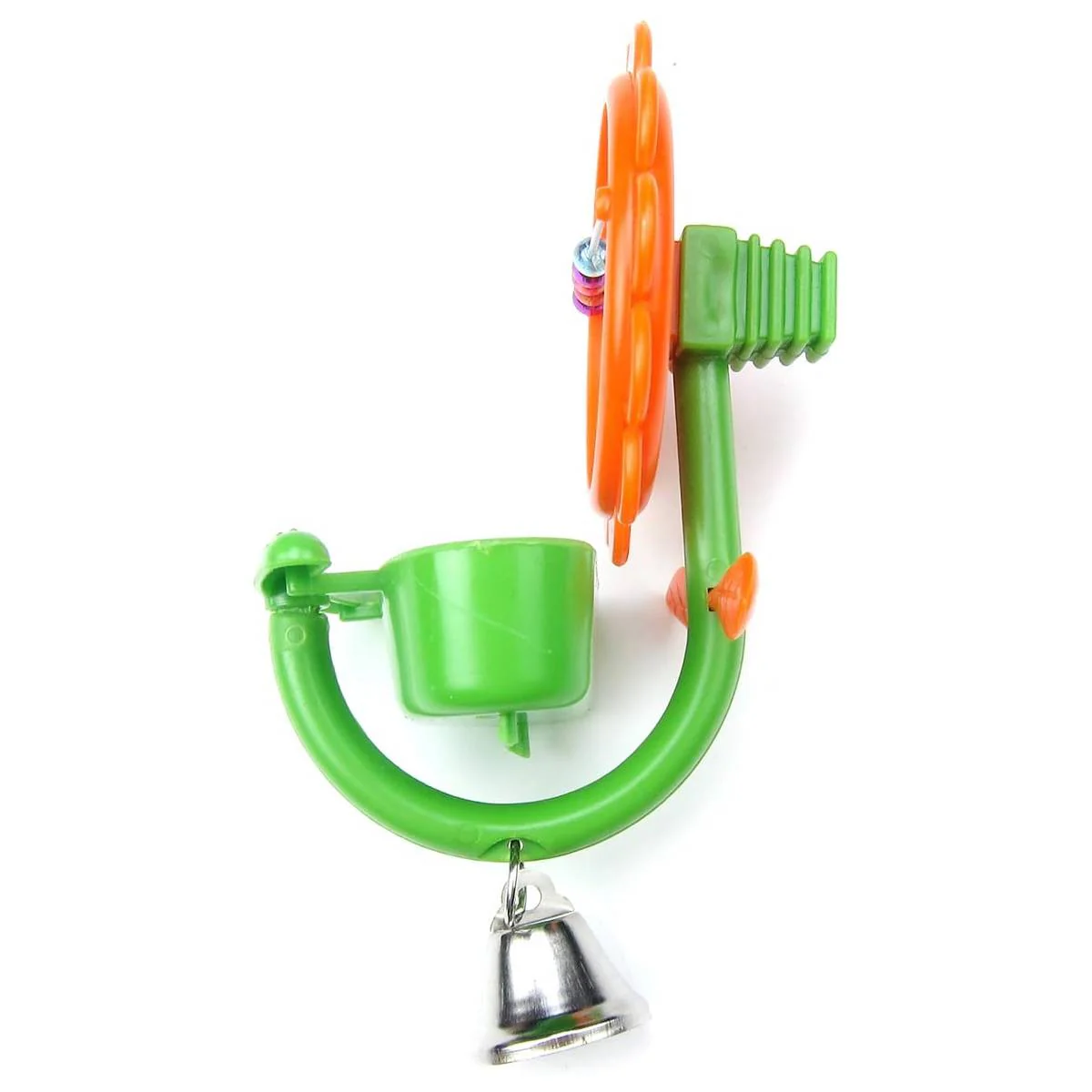 Bird Mirror Toy With Bell And Feeder Cup - Image 12