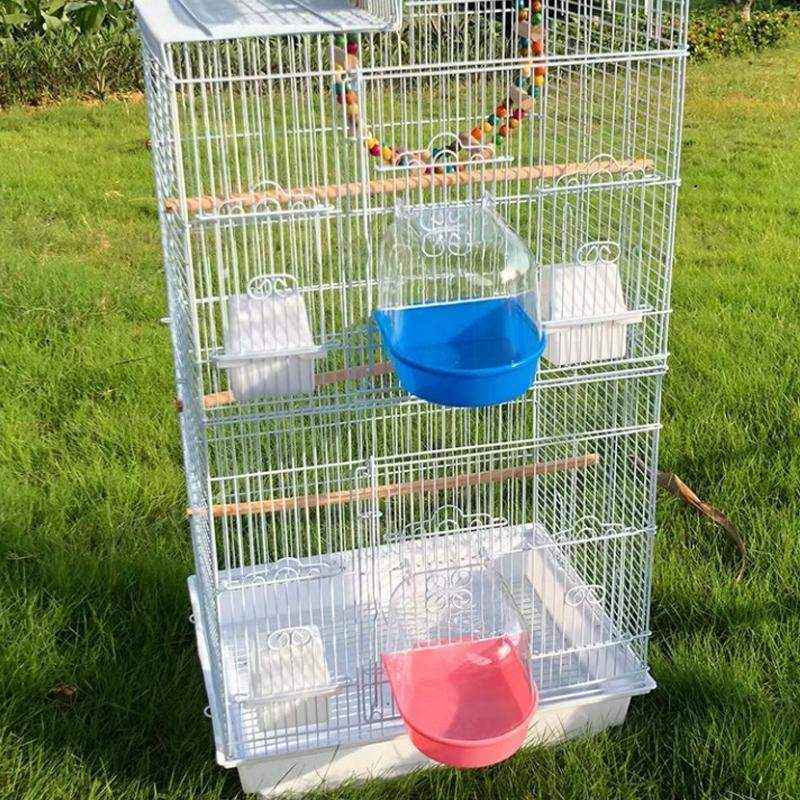 Bird Bath Tub Pet Cleaning 5 Colours 13.5*13*13cm - Image 12