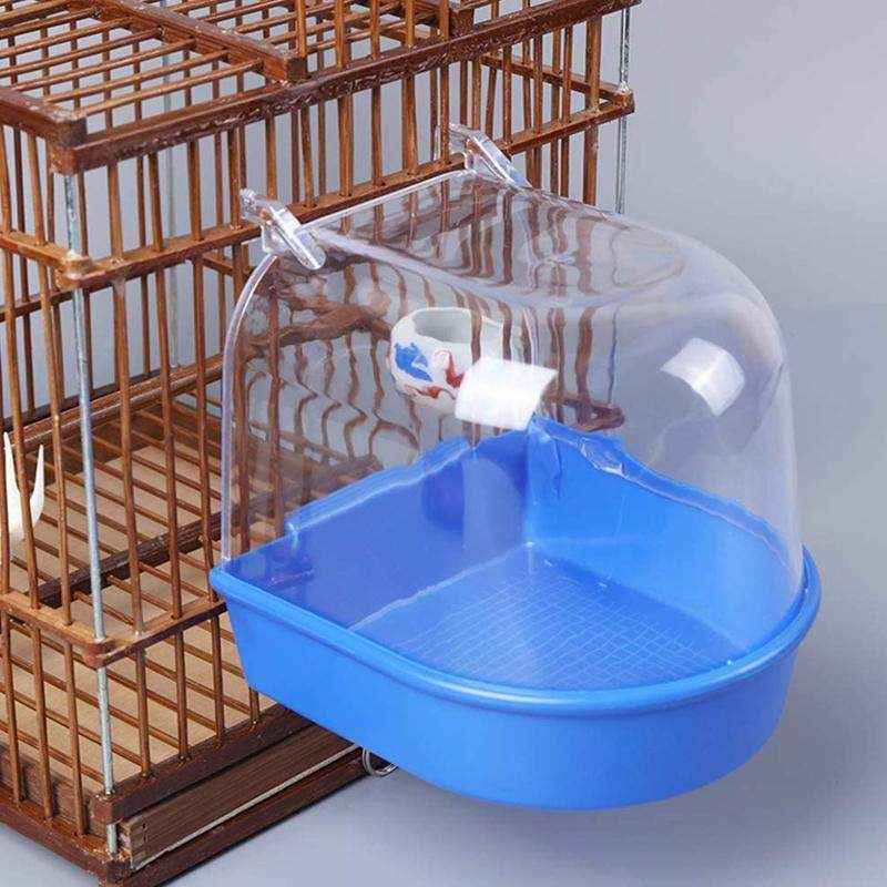 Bird Bath Tub Pet Cleaning 5 Colours 13.5*13*13cm - Image 13