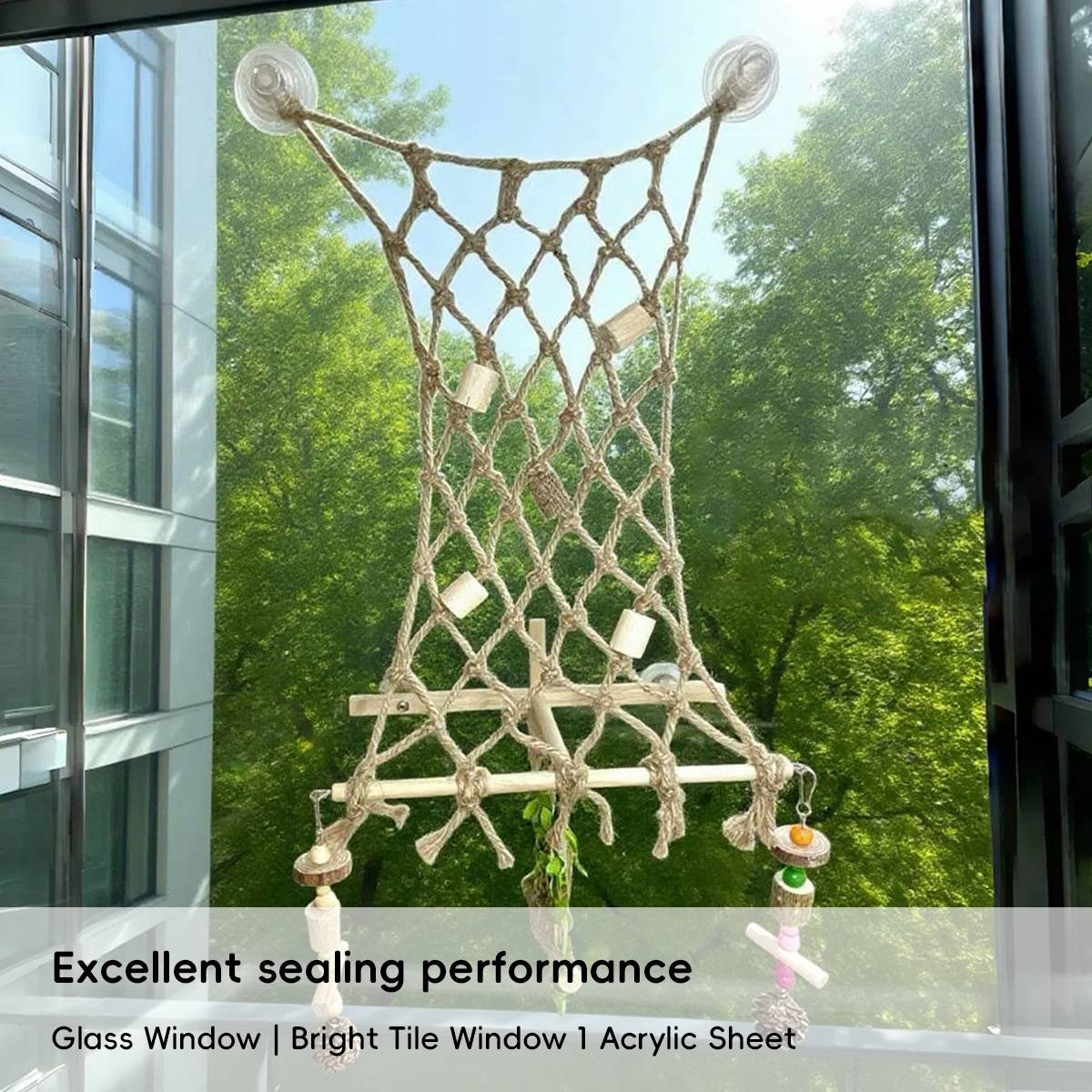 Bird Window Perch With Suction Cups - Image 7