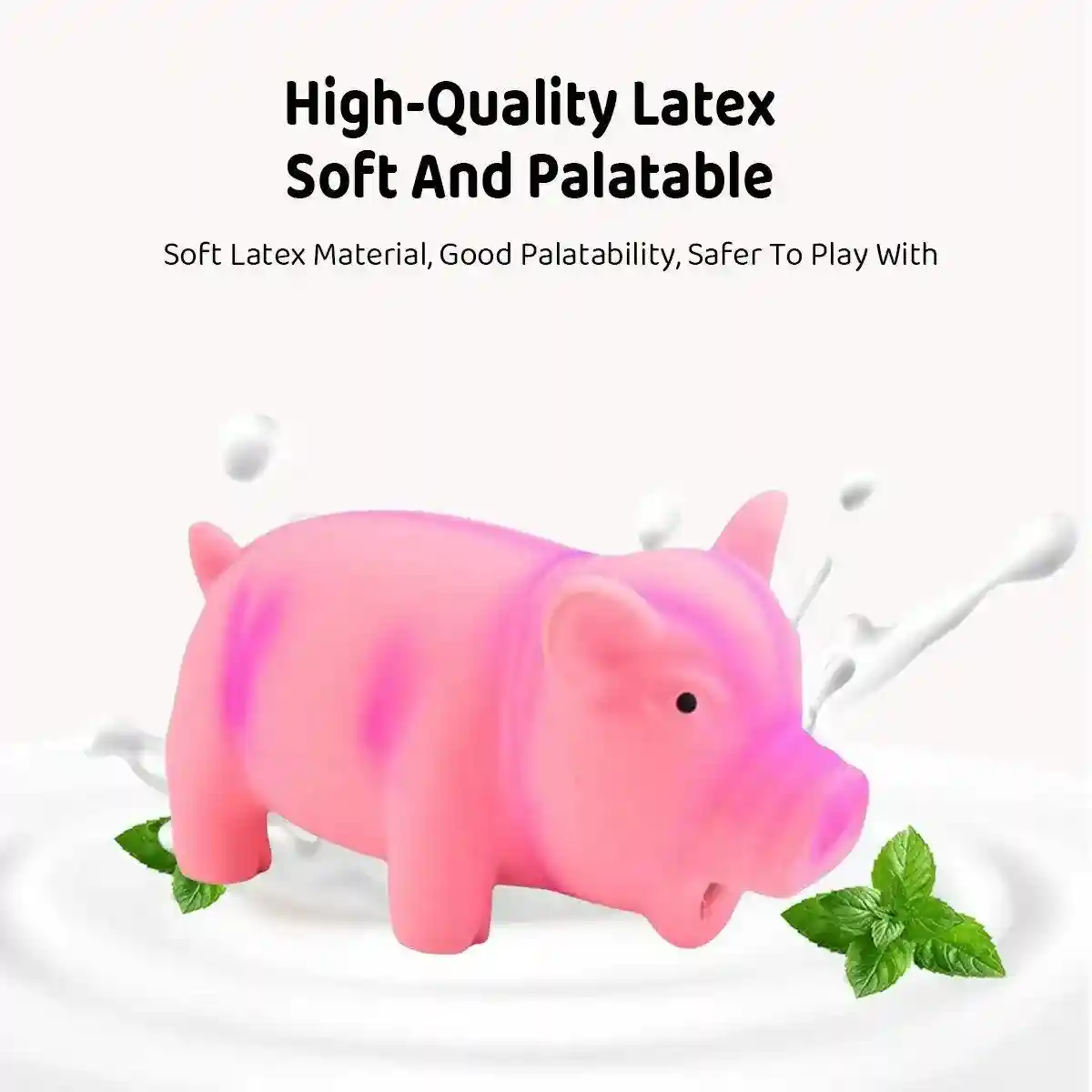 Latex Pig Dog Toy Sounding Pet Chew Toy for Teething Puppies - Image 10