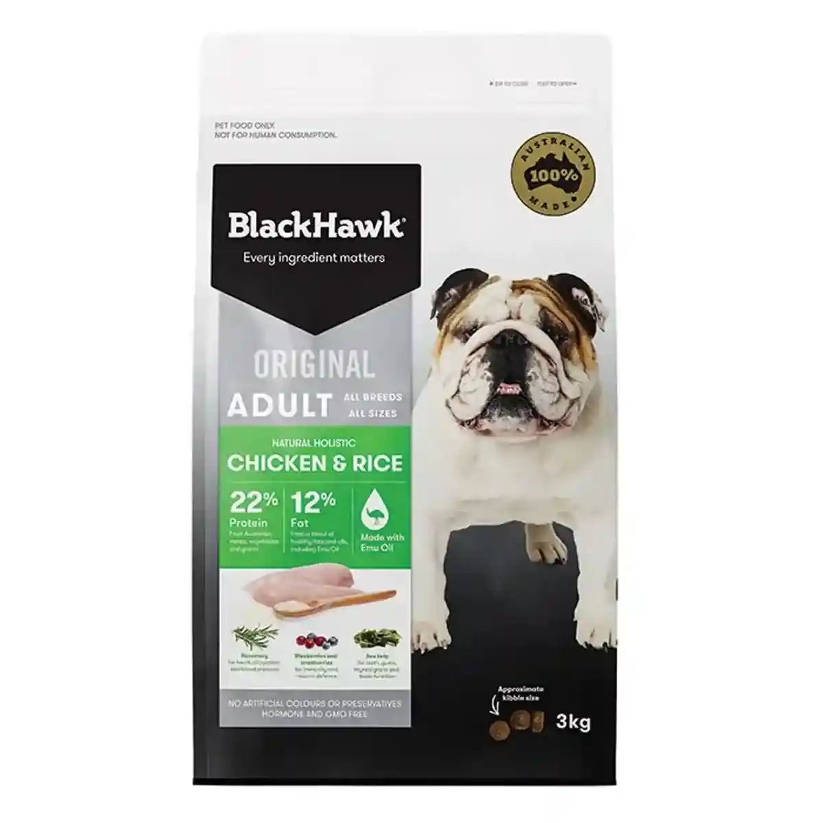 Black Hawk Dog Food Chicken & Rice 3kg/10kg Adult Premium Dry Dog Food - Image 12