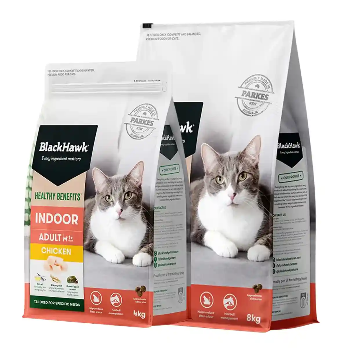 Black Hawk Healthy Benefits Dry Cat Food Adult Indoor Chicken 4kg/8kg - Image 4