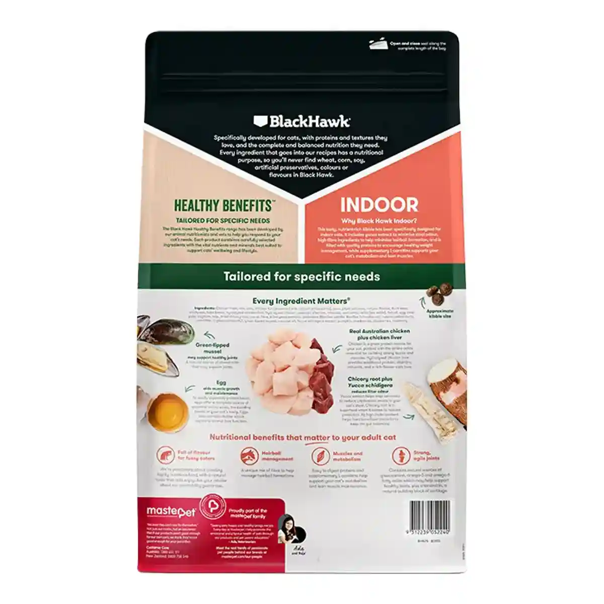 Black Hawk Healthy Benefits Dry Cat Food Adult Indoor Chicken 4kg/8kg - Image 8