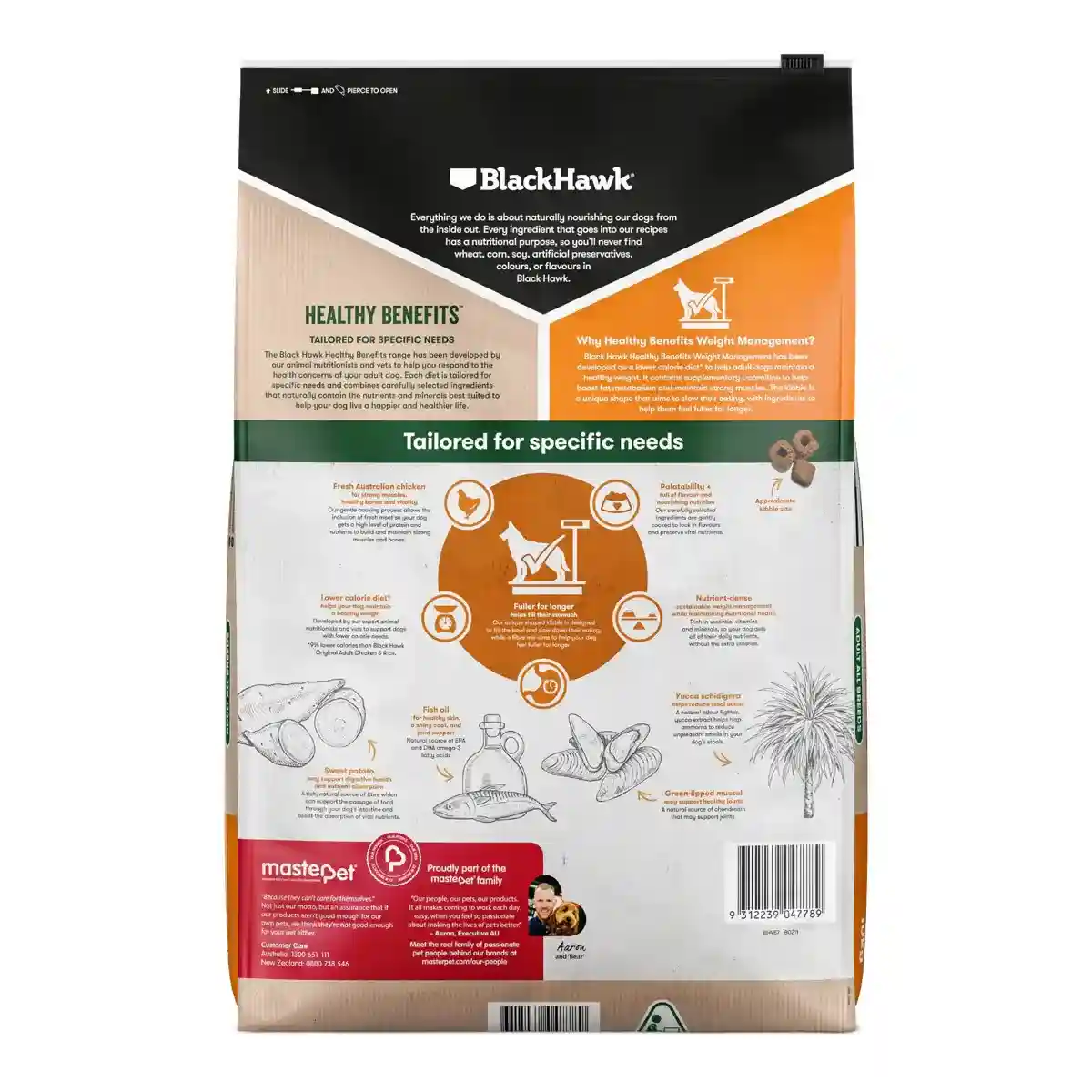 BLACK HAWK DOG HEALTHY BENEFITS WEIGHT 2/10KG - Image 9