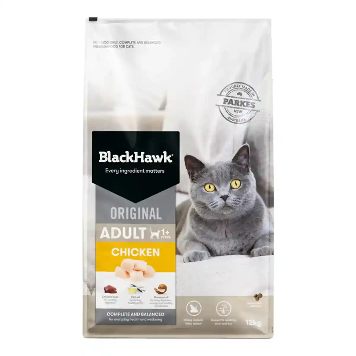 Black Hawk Original Dry Cat Food Adult Chicken 4/12KGKG - Image 13