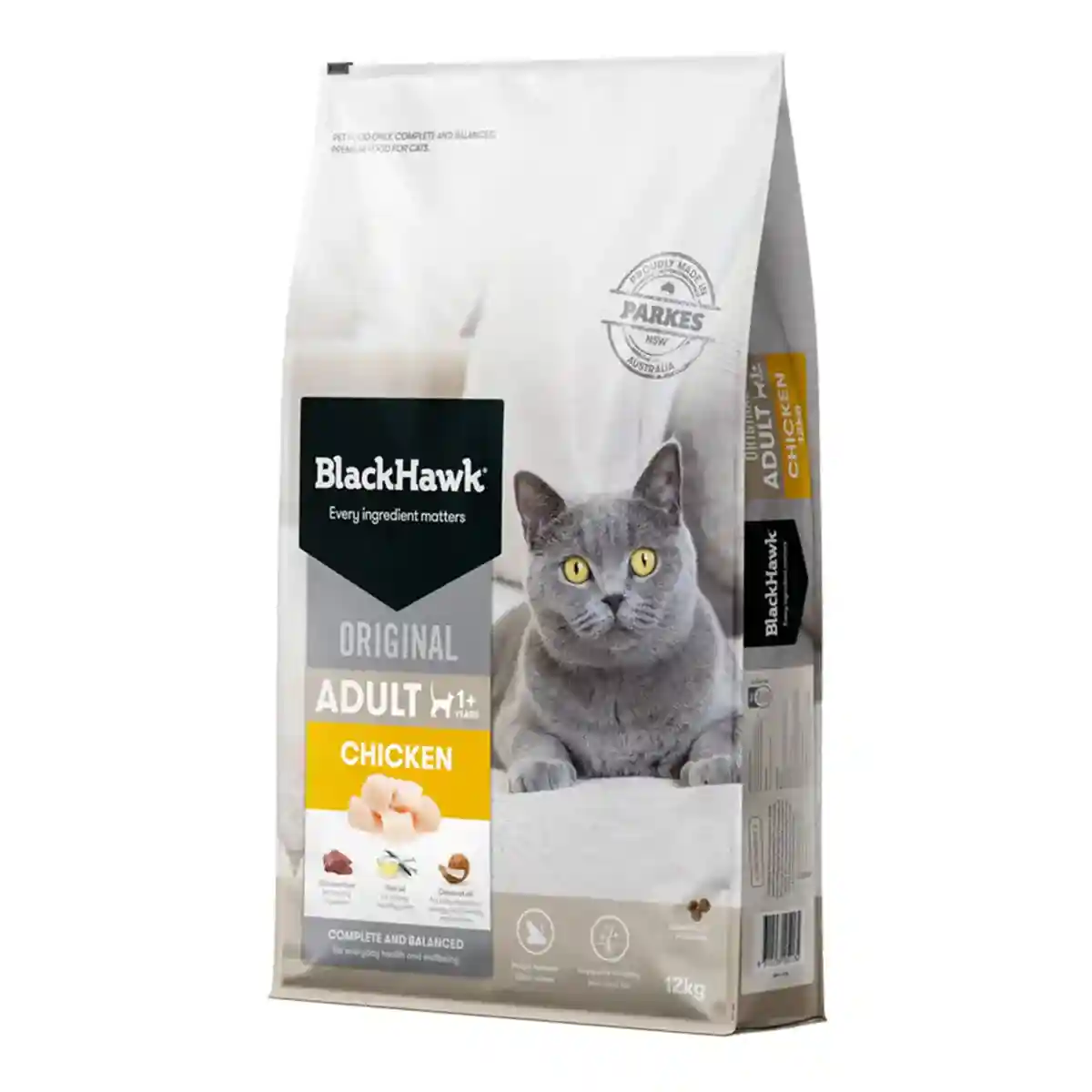 Black Hawk Original Dry Cat Food Adult Chicken 4/12KGKG - Image 4