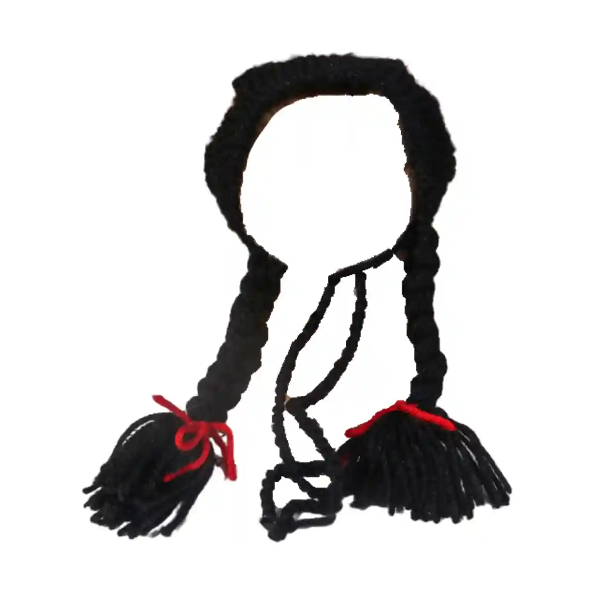 Braided Cat Hat Handmade Knitted Pet Wig - Image 15