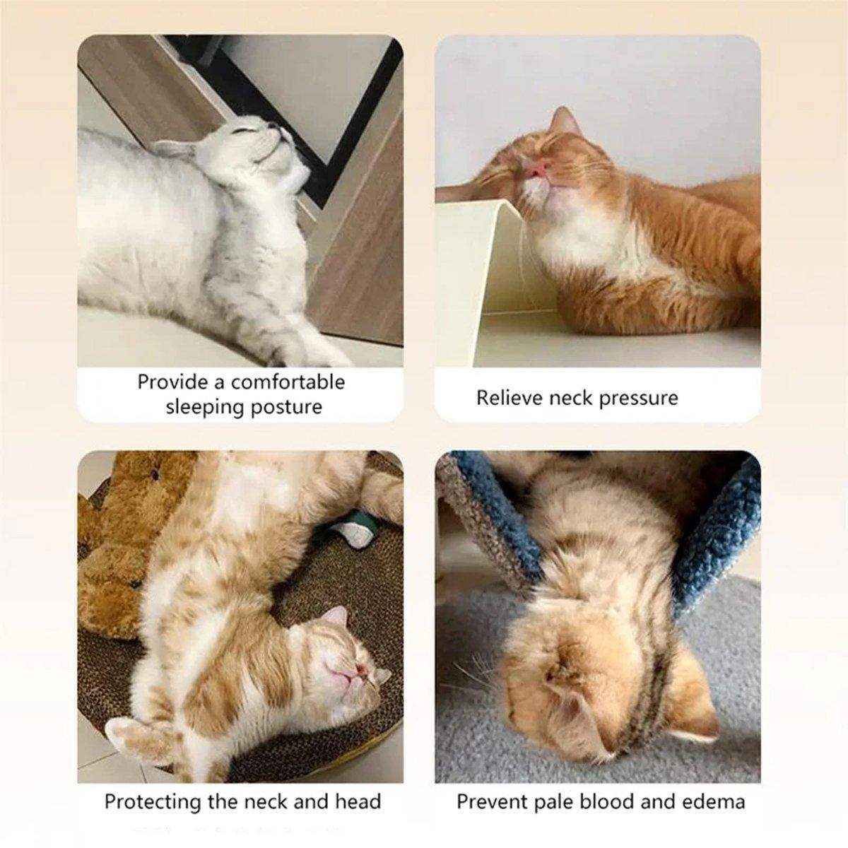 Dog Pet U Shaped Pillow Cartoon Breathable Cat Sleeping Cushion - Image 15