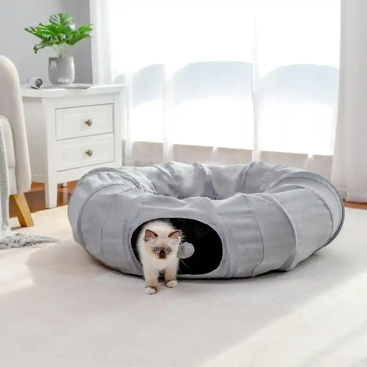 Breathable Cat Tunnel Toy - Image 10