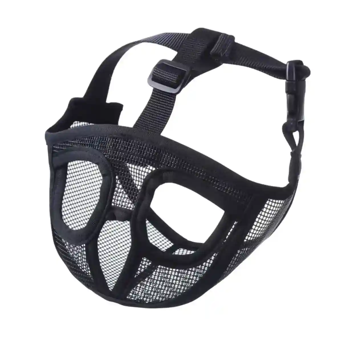 Mesh Dog Muzzle for Short-Mouthed Breeds Breathable & Adjustable - Image 13