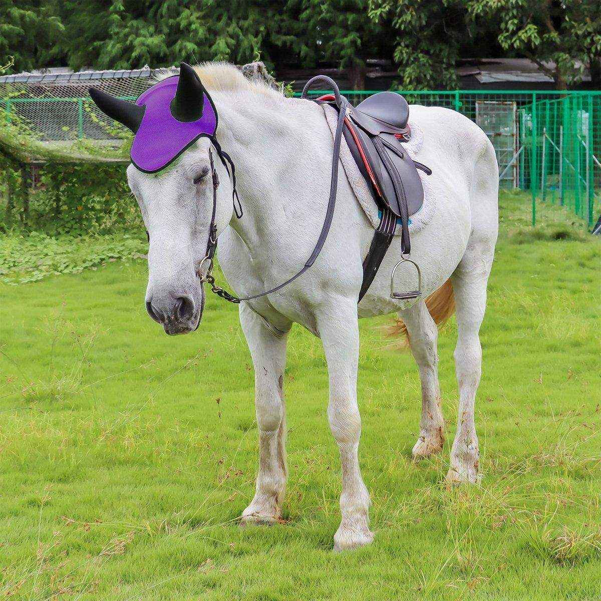 Harness Supplies Equestrian Supplies Breathable Mesh Cloth Horse Earmuffs - Image 11