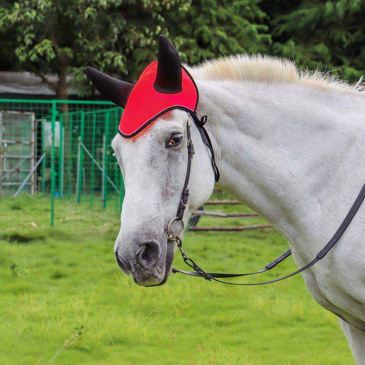 Harness Supplies Equestrian Supplies Breathable Mesh Cloth Horse Earmuffs - Image 13