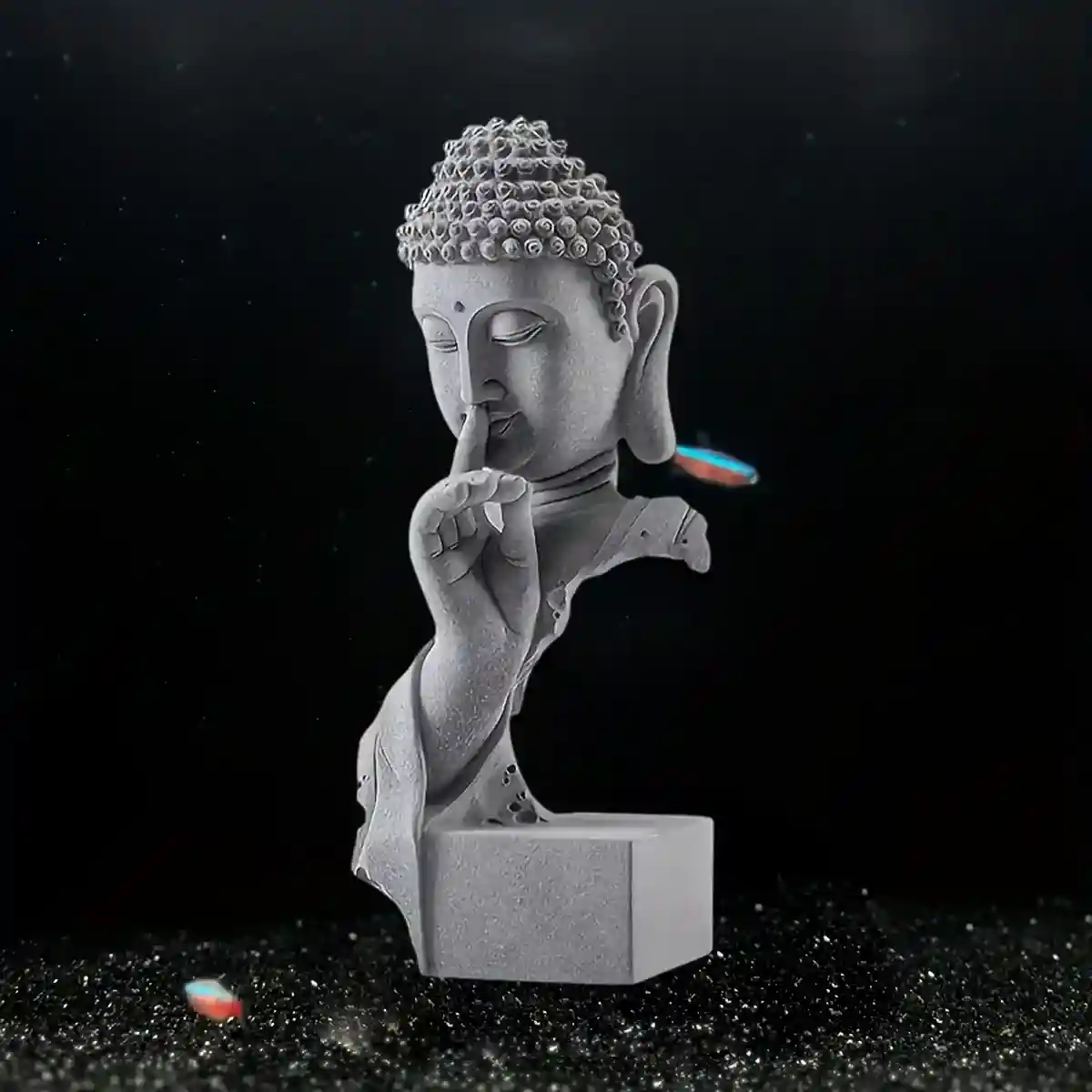 Buddha Ornament Indoor Aquarium Decoration for Desk & Bonsai Plants - Image 4