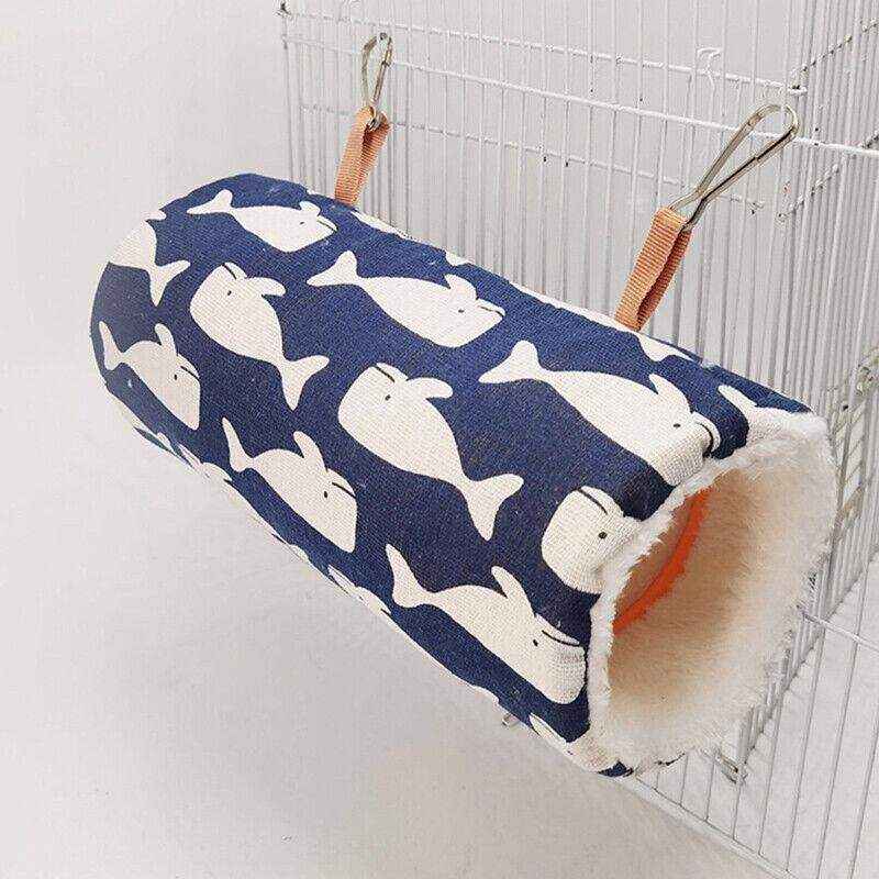 Cozy Canvas Hamster Tubes Tunnel Hammock For Small Pets - Image 8