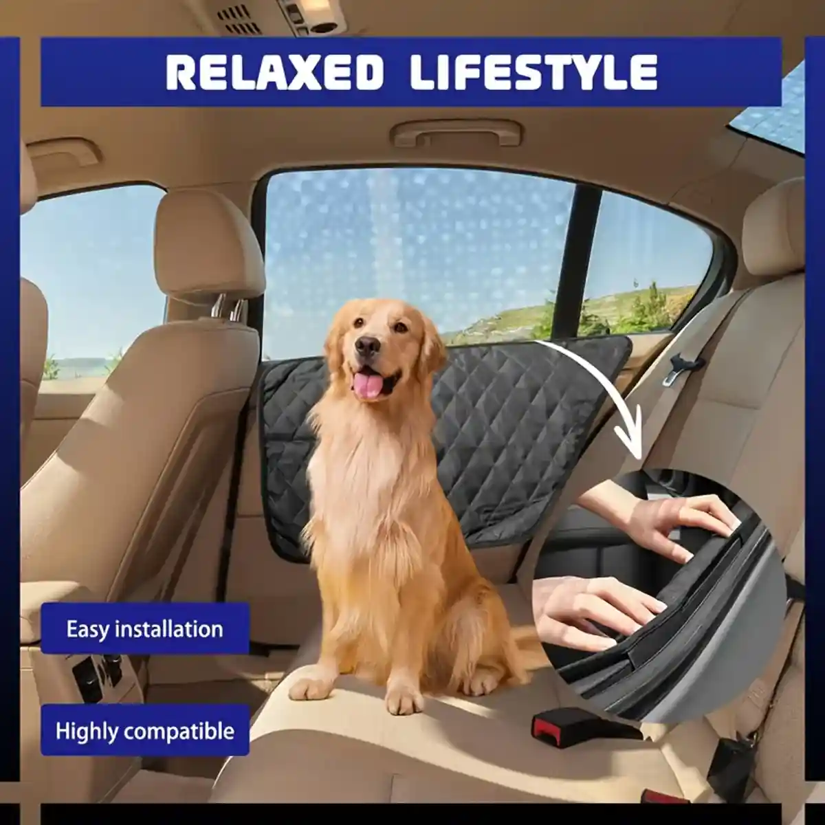 Car Pet Door Cover Protector - Image 11