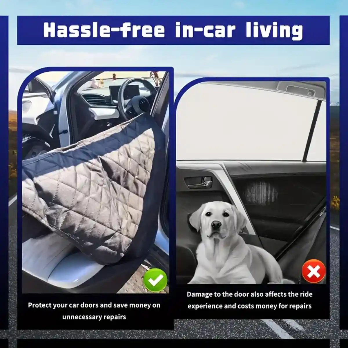 Car Pet Door Cover Protector - Image 13