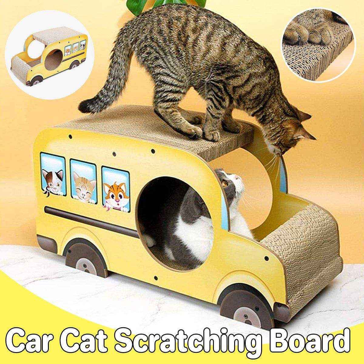 Interactive Car-Shaped Cat Scratching Board for Active Cats - Image 2