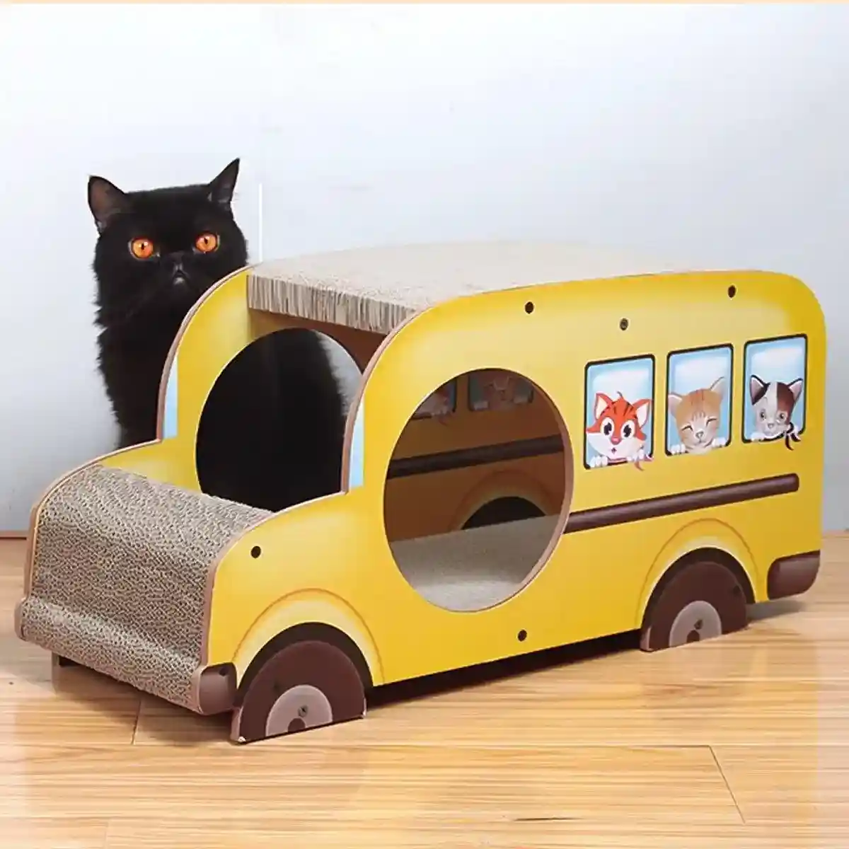 Interactive Car-Shaped Cat Scratching Board for Active Cats - Image 4